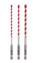 SHOCKWAVE Impact Duty™ Carbide Hammer Drill Bit, 3-Piece