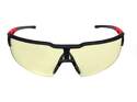 Black With Yellow Anti-Scratch Lenses Safety Glasses