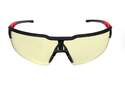 Black With Yellow Fog-Free Lenses Safety Glasses 