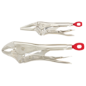 10-Inch Curved Jaw And 6-Inch Long Nose TORQUE LOCK™ Locking Pliers Set