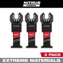 NITRUS CARBIDE Extreme Metal Universal Fit OPEN-LOK Multi-Tool Blade 3-Pack