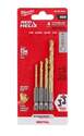 SHOCKWAVE Impact Duty™ RED HELIX™ Titanium Drill Bit, 4-Piece Set