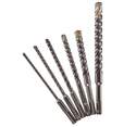 MX4™ 4-Cutter SDS PLUS Rotary Hammer Drill Bit 6-Piece