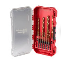 SHOCKWAVE™ Impact Duty RED HELIX™ Titanium Drill Bit, 10-Piece Set