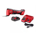 18 Volt Lithium Ion Cordless Oscillating Multi-Tool Kit With One 1.5 Ah Battery & Charger