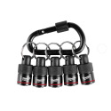 5-Piece Hex Bit Holder With Carabiner