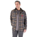 Gridiron™ Flannel Shirt In Grey Size Medium