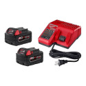 M18 REDLITHIUM XC5.0 18-Volt Lithium-Ion XC System Starter Kit With Two 5.0Ah Batteries And Charger