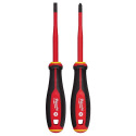 2-Piece 1000-Volt Rated Insulated Slim Tip Screwdriver Set