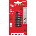Shockwave Impact Hex Insert Bit Set, 9-Piece