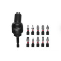 30-degree SHOCKWAVE™ KNUCKLE™ Pivoting Bit Holder, 11-Piece Set