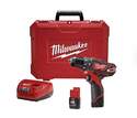 M12 Cordless 3/8-Inch Hammer Drill/Driver, Includes Battery And Charger