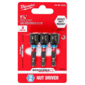 3/8-Inch x 1-7/8-Inch SHOCKWAVE Impact Duty™ Magnetic Nut Drivers, 3-Pack