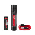 USB Rechargeable 800L Compact Flashlight With 2 Output Light Modes