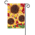 Playful Sunflowers Garden Flag