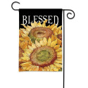 Blessed Sunflower Bouquet Garden Flag