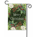 12.5 X 18-Inch "Merry Christmas" Balsam And Berries Garden Flag
