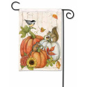 12.5 X 18-Inch Critter Sitters Garden Flag With Squirrel And Bird