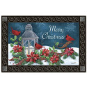 18-Inch X 30-Inch "Merry Christmas" Cardinal Christmas Doormat