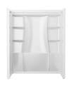 60-Inch X 32-Inch Shower Wall White - Classic 500