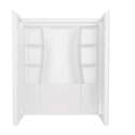 60 X 30-Inch Classic 500 Shower Wall in High Gloss White