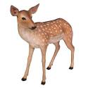 Spotted Deer Forest Fawn Sculpture Statue