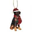 Doberman Pinscher Holiday Dog Ornament Sculpture
