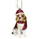Beagle Holiday Dog Ornament Sculpture