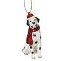 Dalmatian Holiday Dog Ornament Sculpture