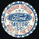 Ford Built In Usa Tin Sign