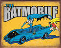 16 x 12-1/2-Inch Batman-The Batmobile Retro Tin Sign