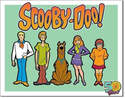 16 x 12-1/2-Inch Scooby Doo Retro Tin Sign