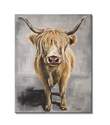 12-1/2 x 16-Inch Highland Cow Tin Sign