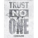 16-Inch X 12-1/2-Inch Gremlins Trust No One  Tin Sign