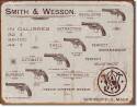 Smith And Wesson Revolvers Tin Sign