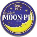 1917 Moon Pie Round Logo 11.75-Inch Diameter Round Tin Sign