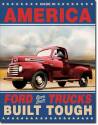 America Ford Trucks Built Tough Vintage Tin Sign