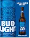 Bud Light Famous Amoung Friends Vertical Tin Sign