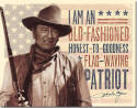 John Wayne Patriot Horizontal Tin Sign