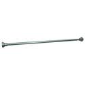 Satin Nickel 42-Inch To 73-Inch Adjustable Shower Rod