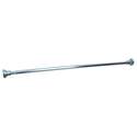 Chrome 42-Inch To 73-Inch Adjustable Shower Rod