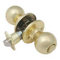 Polished Brass Ball 2-Way Adjustable Privacy Door Knob