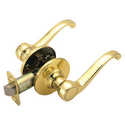 Polished Brass Scroll 2-Way Adjustable Passage Lever