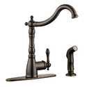 Oil Rubbed Bronze 1-Handle Oakmont Kitchen Faucet With Side Sprayer