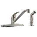 1-Handle Satin Nickel Middleton Kitchen Faucet With Side Sprayer