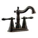 4-Inch Oil Rubbed Bronze Oakmont Centerset Bathroom Faucet