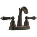4-Inch Oil Rubbed Bronze Hathaway Centerset Bathroom Faucet