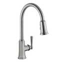 1-Handle Satin Nickel Barcelona Pull-Out Sprayer Kitchen Faucet