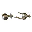 Satin Nickel Stratford 6-Way Universal Entry Lever And Deadbolt Combo