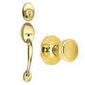 Polished Brass Coventry 2-Way Adjustable Handleset With Tulip Entry Knob